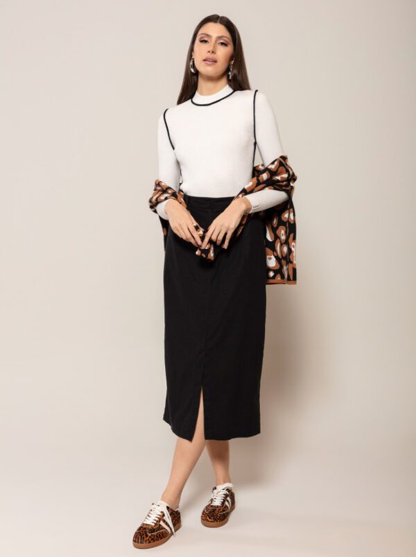 Blusa Biamar canelada - Image 4