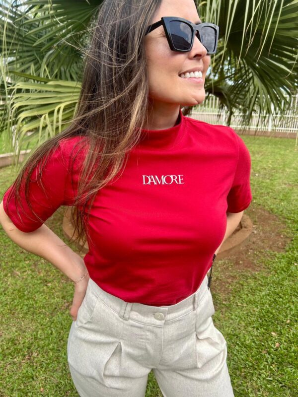 T-shirt com gola - Image 2